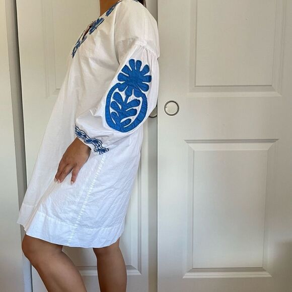 Madewell blue and white mini dress - Picture 9 of 10